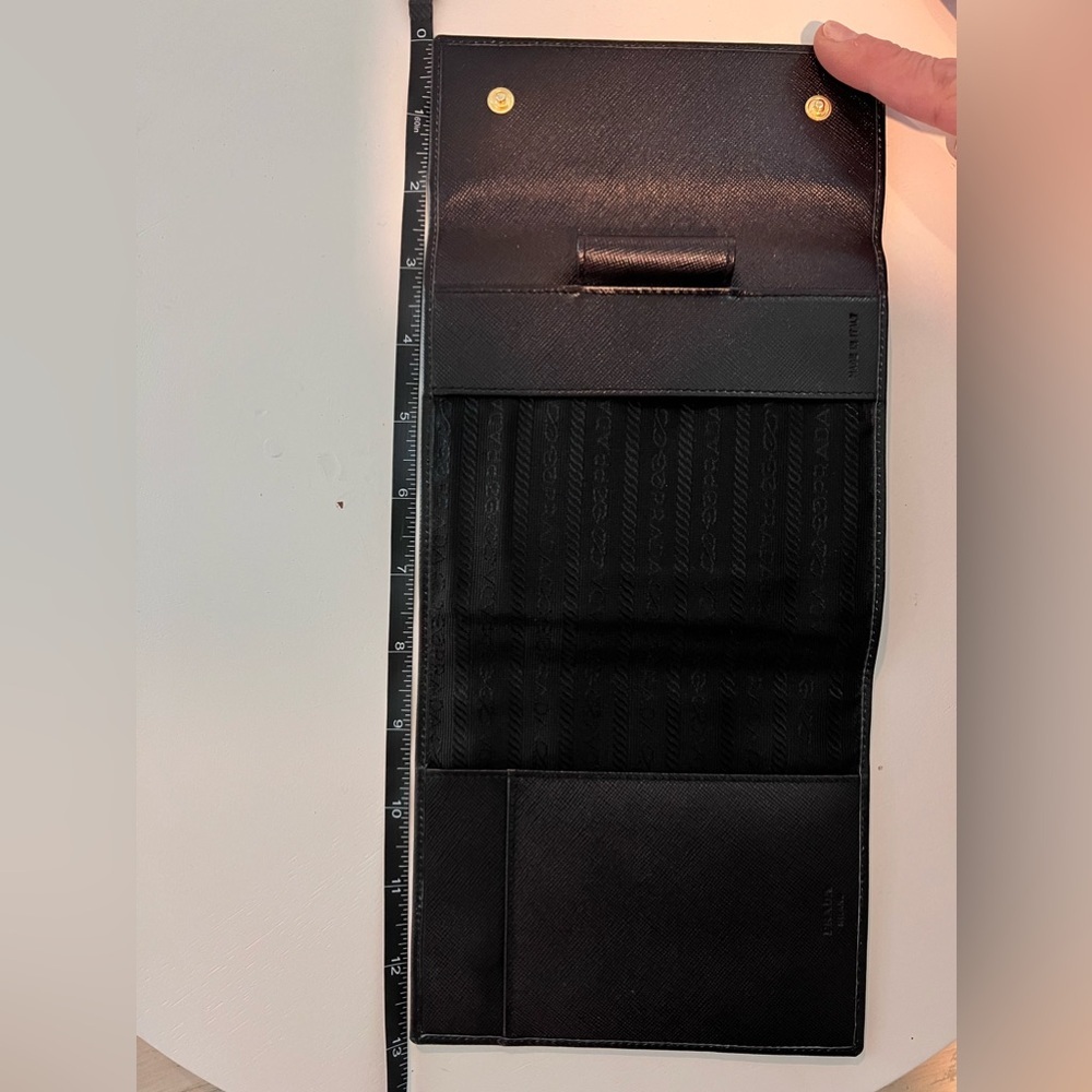 Prada Saffiano Leather Agenda / Passport Wallet - Picture 9 of 9